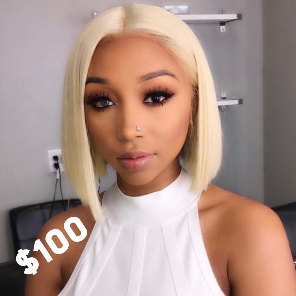 Blonde Bob Wig 14 inches